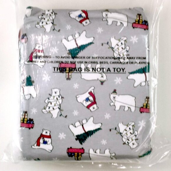 BIN Women's Pajama Set Polar Bears Family PJs NWT - Picture 4 of 5